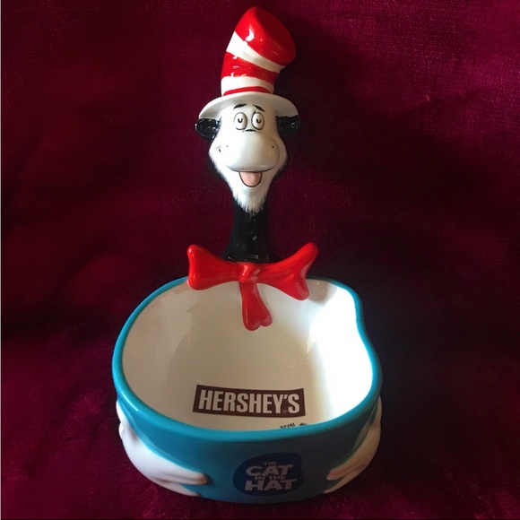 Dr. Seuss The Cat in the Hat Hershey Candy Dish - Picture 1 of 5